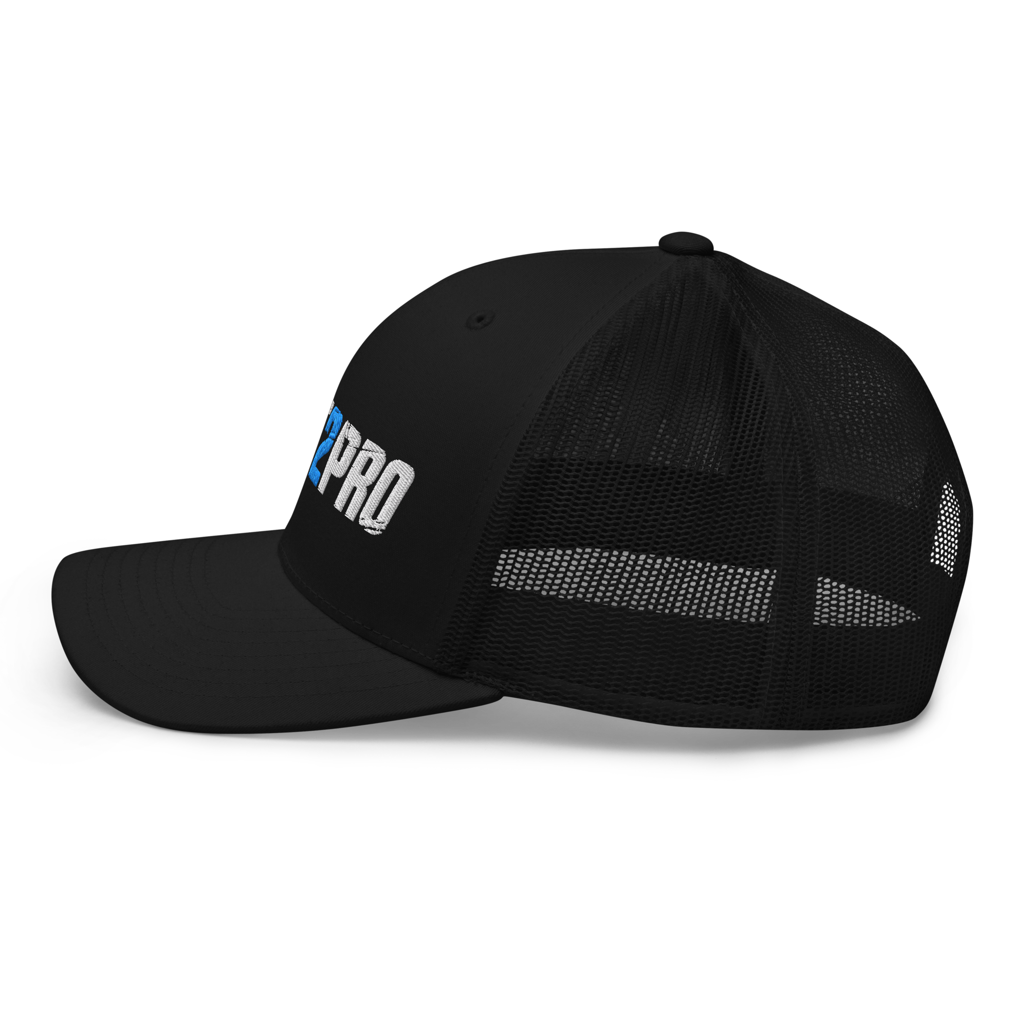 S2P Performance Cap Black Seitenansicht