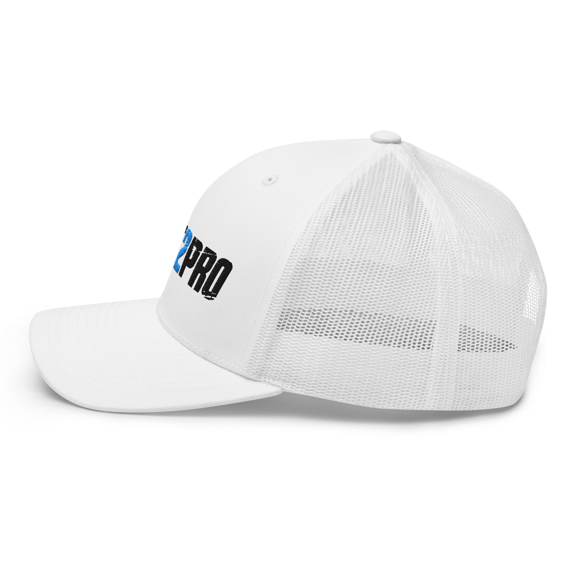 S2P Performance Cap White Seitenansicht